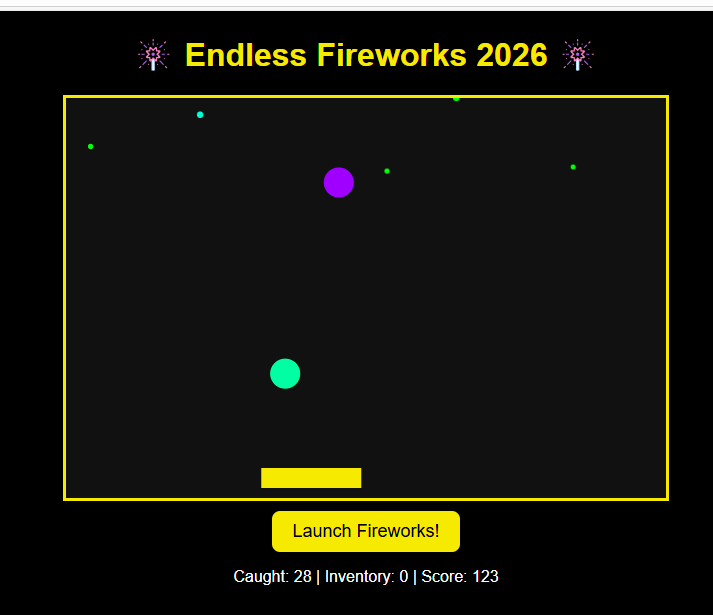 Happy New Year 2026 Game