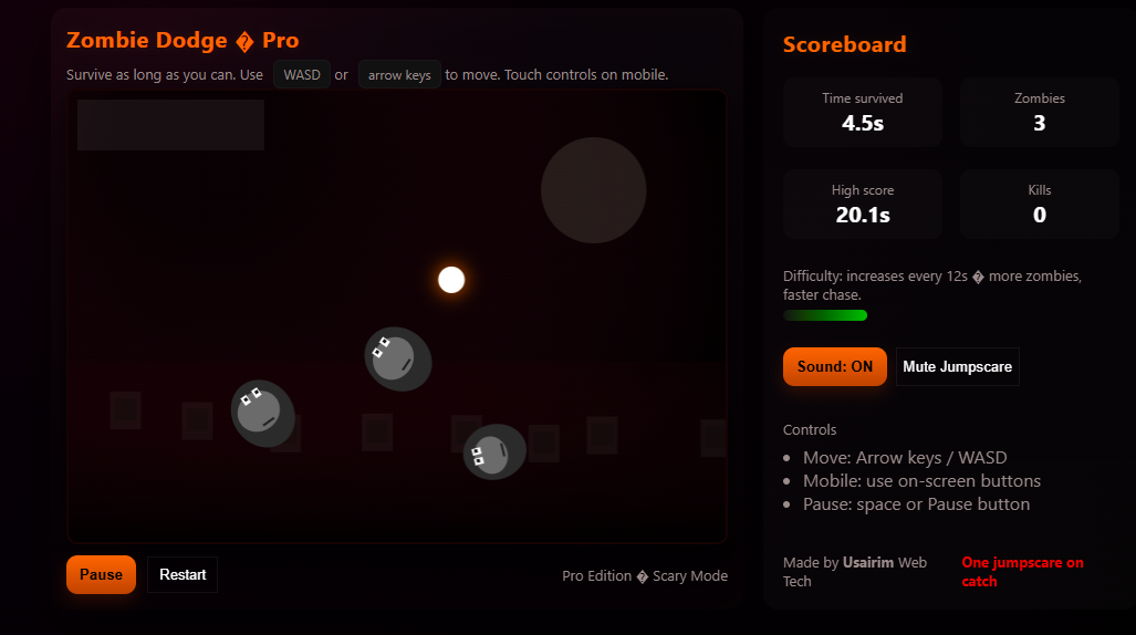 Halloween: Zombie Dodge